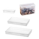 Pencil Cases Boxes with Snap-tight Lid Office Supplies Storage Organizer Box