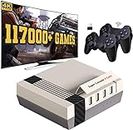 Kinhank Retro Game Console 256G, Super Console X Cube Video Games Consoles with 117,000+ Games, Support 4K HD Output,4 USB Port, Up to 5 Players, with 2 Gamepads