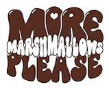 Sawfish More Marshmallows Please Funny Novelty Lucido Mug Coaster