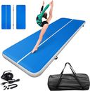 3m/4m Air Mat Track Gymnastics Mat Inflatable Tumbling Air Mat w/ Electric Pump