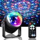 U'King Disco Party Lights Strobe LED Rotating DJ Ball Sound Activated Dance Lamp