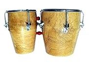 GT manufacturers Professional Two Piece Hand Made Wooden Bango Drum (Yellow)