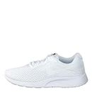 Nike Women's Tanjun White/White Black Running Shoe 8 Women US