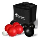 Bocce Ball Backyard Family Fun Hefty Balanced Durable Carry Case Game Set