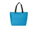 Port Authority BG410 Essential Zip Tote Bag in Turquoise size OSFA | Polyester