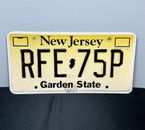 Placa amarilla New Jersey Garden State #RFE-75P NJ decoración local del hogar artesanía