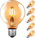 2/4/6x E27 G80 LED Glühbirne Vintage Edison Filament 4W Retro Leuchtmittel Bulbs