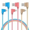 iPhone Charger Cable,3Pack 3M [Apple MFi Certified] iPhone Charger Right Angle Lightning Cable Braided Fast Charging iPhone Cable Compatible with iPhone 14 13 12 11 Pro Max Mini X 8 7 6S Plus, iPad