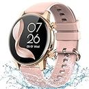 KOSPET Smart Watches for Women Compatible with Android and iPhone Activity Trackers Smartwatches with Full Touch Color Screen Magic 4 with 20 Sports Modes 5ATM Waterproof-Pink