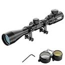 Afranti 3-9x40 EG Rifle Scope Red & Green Telescopic Illuminated Tactical Hunting with Free Mounts