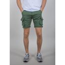 Shorts ALPHA INDUSTRIES "ALPHA Men - Crew Short" Gr. 32, Normalgrößen, grün (vintage green) Herren Hosen Shorts