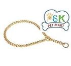 PSK PET MART Brass Choke Chain for Big Dogs (12No 30Inch)