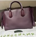 Brand New Longchamp Penelope Tassel Tote bag in Maroon 