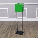 FixtureDisplays Stand w/ Donation Box Suggestion Box Charity Box Fundraising Box Tithes & Offering Box in Green | Wayfair 11064+10918-GREEN