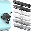 Delidigi Cord Organiser for Kitchen Appliances, 6 Pack Adhesive Kitchen Gadgets Cable Management Cord Wrapper for Home Appliances, Mixer, Blender, Toaster, Coffee Maker, Juicer Machine and Air Fryer