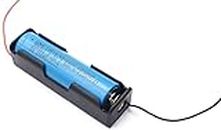SP Electron 3.7 Volt 2200 Mah Lithium Battery & 18650 Wire Attatched Single Cell Battery Holder for Electronic Dye Kit (Set of 1)