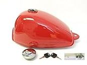 MAXFASTMAX(TM) Red Monkey Fuel Gas Tank for Honda Z50 Z50R with Cap, Keys, and Petcock