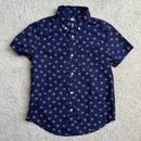 J. Crew Shirts & Tops | Crewcuts Size 6/7 Americana Stars Button Front Shirt | Color: Blue/Red | Size: 6b
