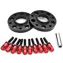 KCSOC 2pcs/Set 20mm Wheel Spacer Adapter CB 72.56mm PCD 5x120mm Fit for BMW 1 3 5 6 7 8 Series Z3 M3 M5 M6 X1 (Color : Red)