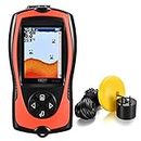 JINGFENG FF1108-1CT Portable Fish Finder 100 Mt/300FT Tiefe Fisch Alarm Wired Fish Detector