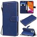 MojieRy Phone Cover Wallet Folio Case for Samsung Galaxy J7 2016, Premium PU Leather Slim Fit Cover for Galaxy J7 2016, 2 Card Slots, Exact Fitting, Blue