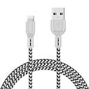 iPhone Charger Cable, Lightning Cable 6.5ft/2m iPhone Charger Braided Long iPhone Charger Lead USB Fast Charging Cable Compatible with iPhone 11/XR/Pro/Xs Max/X/8/7/Plus/6S/6/SE/5S/12/13 iPad Air