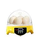 HHD | 7 Eggs Digital Incubator, Housewives Mini Automatic Chicken Duck Goose Birds Hatching Machine, Visible Designed Automatic Turner Egg Incubator