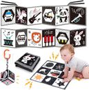 3 Stck. Schwarz-Weiß Sensorisches Spielzeug, Babyspielzeug 0-6 Monate für Neugeborenes Spielzeug, Spielzeug