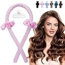Yeelen Heatless Curling Rod Headband for Long Hair, No Heat Hair Curler Rollers Set can Sleep in Overnight, Satin Curl Ribbon Hair Wrap with Scrunchie and Hair Clips Gets Natural Waves