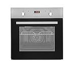 Cookology FOD60SS 60cm 61 Litre Capacity Built In Electric Cooker, True 1800w Fan Oven with Easy Programmable Timer and Digital Clock - In Stainless Steel