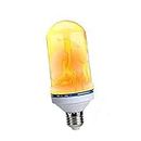 LIGHTZILLIA Fire LED Bulb Decorative Flame Effect Flickering Light 9W Best use For Lamps, Lantern (YELLOW)