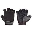 Harbinger 360173 Men's Power Weightlifting Gloves with StretchBack Mesh and Leather Palm (Pair), Large