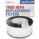 LifeSupplyUSA Replacement Filter Fits Honeywell 24000/24500 Air Cleaner 13350 13500 13501 13502 13503 13520 13523 13525 13526 13528 13350 50250 50251 52500 63500 83162 83259 83287 83332