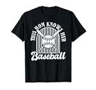 Béisbol - Jugador Equipo Deporte Baseball Camiseta