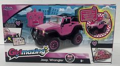 Girlmazing 1:16 Jeep Wrangler Pink RC Radio Control Cars Ships Quick!