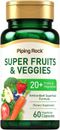 Fruits and Veggies Supplement | 60 Capsules | Superfood Fruit and Vegetables
