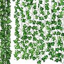 ARIATI Artificial Ivy, 6 Pack Fake Ivy Fake Plants Ivy Garland Artificial Fake Vine Green Leaves Fake Plants Hanging Vine Plant for Wedding, Party, Garden, Home Decoration