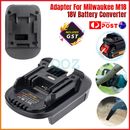 Battery Adapter For Milwaukee M18 18V Converter to Makita 18V Tools BL1850