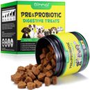 120 Daily Dog Pre Probiotics Treats Chews Food For Healthy Digestion Gut Support