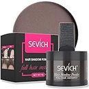 SEVICH Instantly Hairline Shadow - Hairline Powder, Quick Cover Grey Hair Root Concealer, Eyebrows & Beard Line, Touch Up for Thinning Grey Hairline, Windproof&Sweatproof, Dark Brown