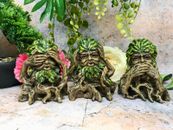 Set di 3 Ornamenti Albero Saggio Selvatico Uomo Verde Wicca Decorazione Casa Pagano 