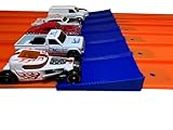 Super 6 Lane Jump | Compatible with Hot Wheels Super 6 Lane Raceway Set | Super 6 Add on (Blue)