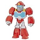 Transformers Playskool Heroes Mega Mighties Rescue Bots Academy Optimus Prime Figure 10-inch Figure, Collectible Toys for Kids Ages 3 and Up