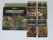 Warhammer 40k Legions of Death and 4x Planetfall Cycle War Packs Conquest 40,000