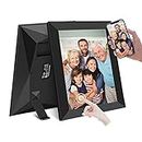 Aorpdd 10.1 Inch FRAMEO WiFi Cloud Digital Photo Frame, 1280 * 800 Resolution 16:10 HD IPS Touch Screen Display, 32GB Storage Space,Share Your Photos and Videos via Free App at Anytime and Anywhere