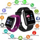 Smart Watch Bracciale Uomo Donna Fitness Tracker Frequenza Cuore per Android iOS iPhone