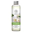 Jasmine Diffuser Refill w/Natural Essential Jasmine Oil 200ml - Intensive - Fresh & Long Lasting Fragrance - Scented Reed Diffuser Oil - Best for Aromatherapy - Room Air Fresheners