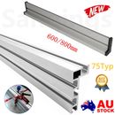 600/800MM 75 Type T Track T Slot Miter Track Stop Woodworking Table Saw Fence AU