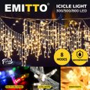LED Fairy String Lights Curtain Xmas Outdoor Wedding Party Garden Decorations