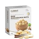 CAREEMZ Noix de macadamia (225 g), emballées sous vide pour plus de fraîcheur, non torréfiées et non salées, collation gastronomique parfaite